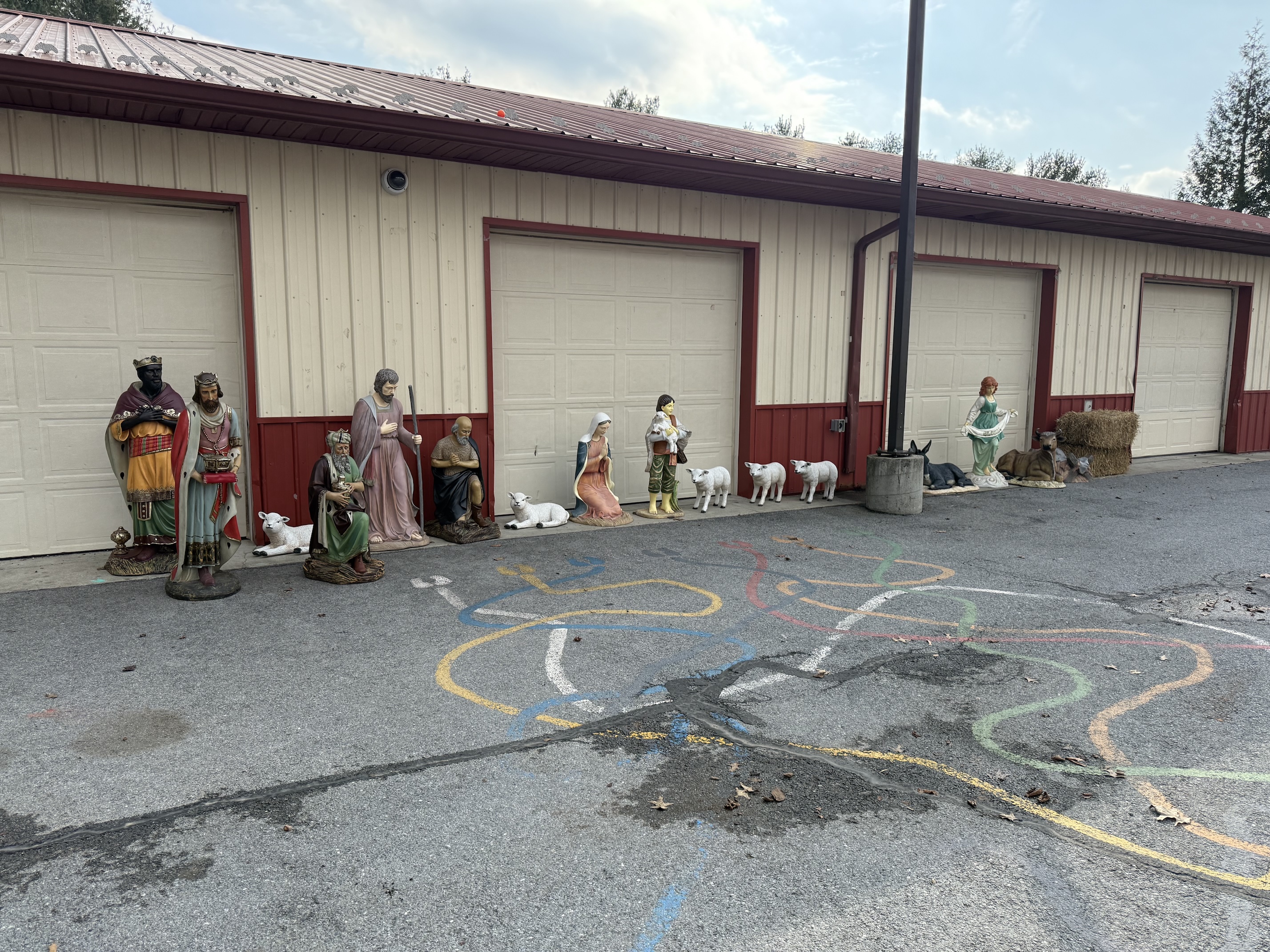 2025 Setting Up Christmas Creche1