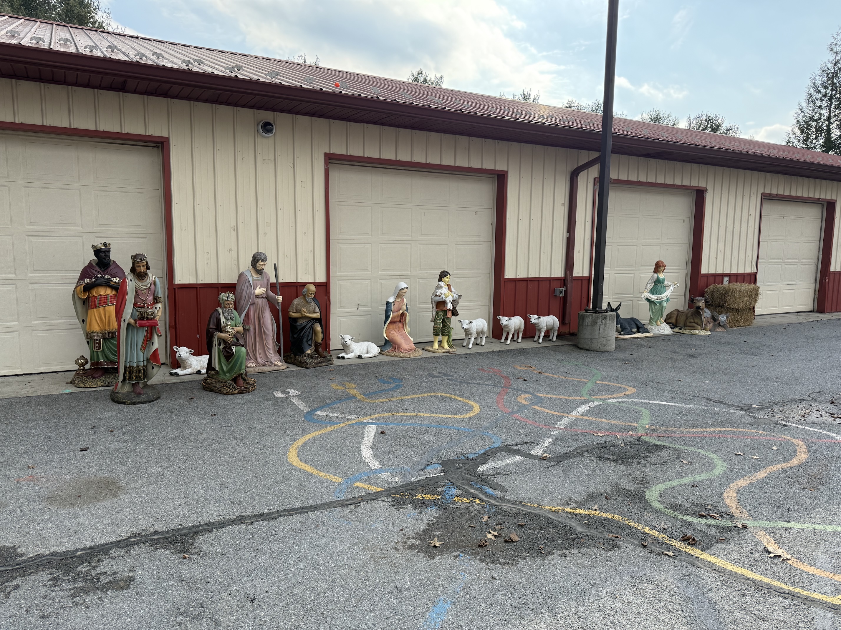 2025 Setting Up Christmas Creche2